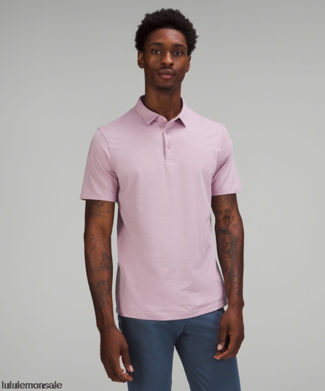 Lululemon Verkauf DELULU745 | Lululemon Deutschland Dusty Rose Evolution Kurzarm Poloshirt